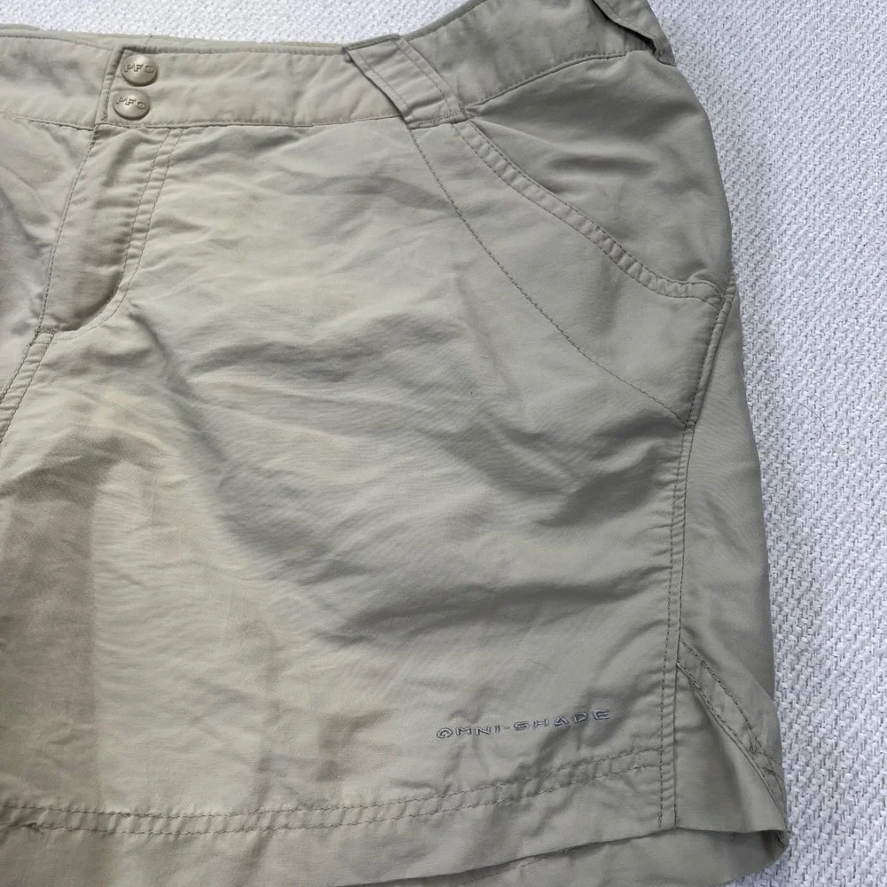 Columbia PFG Women's XL‎ Tan Omni-Shade Nylon Hiking Outdoor Utility Gorpcore